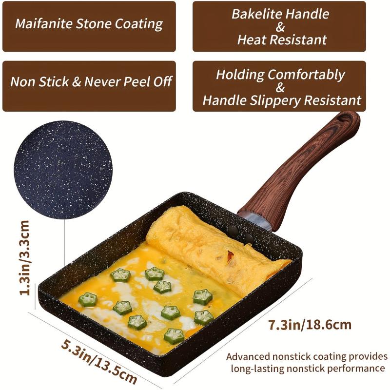 Tamagoyaki Pan Japanese Omelet Pan + Accessories