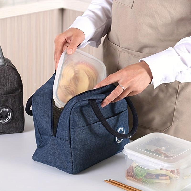 Portable Insulation Bag Outdoor Lunch Box Aluminum Foil Student Large Bag