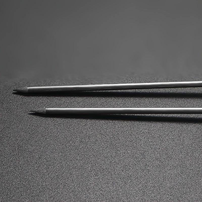 1pc Stainless Steel Skewers Wooden Handle BBQ Roasting Camp Outdoor Kitchen