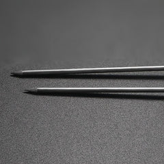 1pc Stainless Steel Skewers Wooden Handle BBQ Roasting Camp Outdoor Kitchen