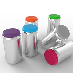 6pcs Reusable Silicone Can Lids Leak proof And Dust Proof Sealing Caps