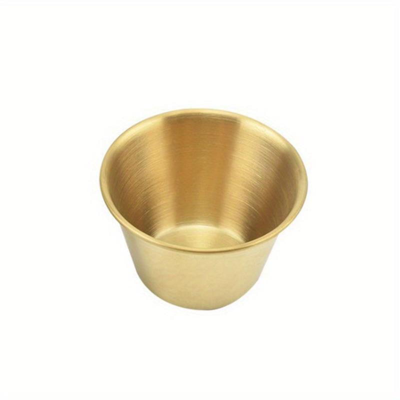 1pc Stainless Steel Sauce Cup Round Ramekin Condiment Sauce Cups Dipping Bowl