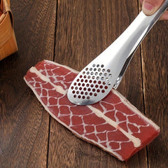 Stainless Steel Kitchen Tongs Non Stick Heat Resistant BBQ Cooking Utensil