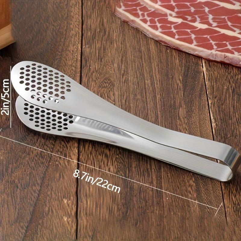 Stainless Steel Kitchen Tongs Non Stick Heat Resistant BBQ Cooking Utensil
