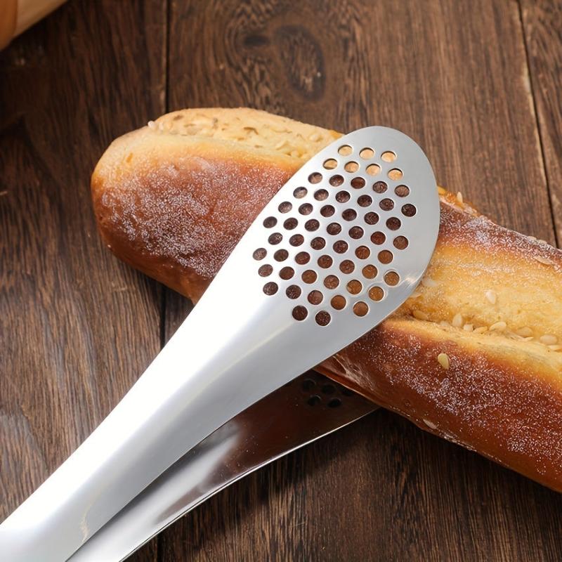 Stainless Steel Kitchen Tongs Non Stick Heat Resistant BBQ Cooking Utensil