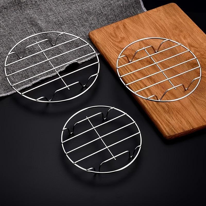 201 Stainless Steel Steaming Rack Steaming Grid Round Mini Small Steamer