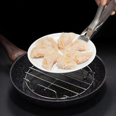 201 Stainless Steel Steaming Rack Steaming Grid Round Mini Small Steamer