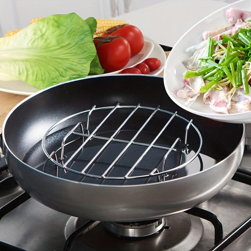 201 Stainless Steel Steaming Rack Steaming Grid Round Mini Small Steamer
