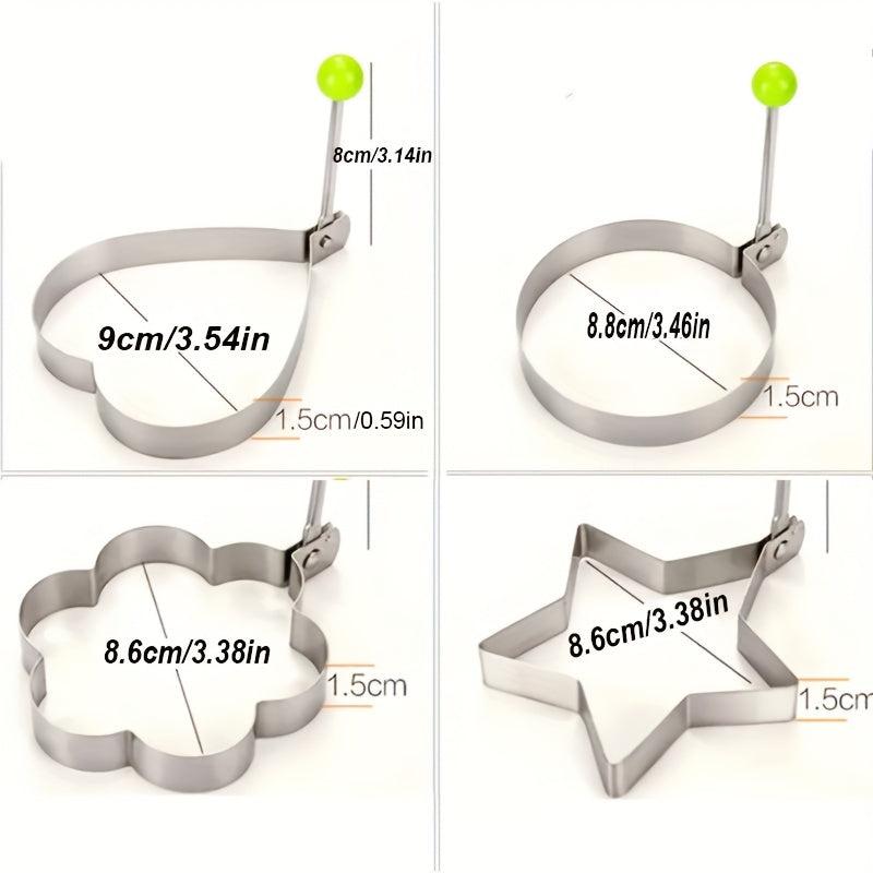 1pc Stainless Steel Egg Cooking Rings Pancake Mold Kitchen Gadgets