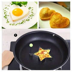 1pc Stainless Steel Egg Cooking Rings Pancake Mold Kitchen Gadgets