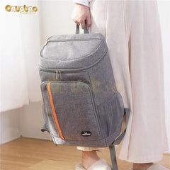 Reusable Thermal Lunch Bag with Cup Holders