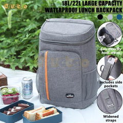 Reusable Thermal Lunch Bag with Cup Holders