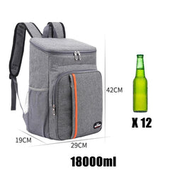 Reusable Thermal Lunch Bag with Cup Holders