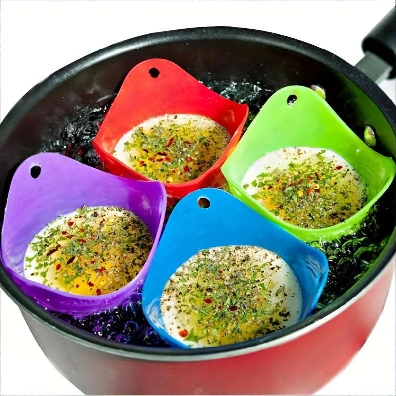 1pc Silicone Egg Poacher Kitchen Gadget