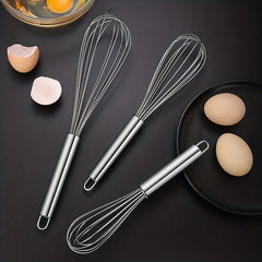 Stainless Steel Wire Whisk Handheld Egg Frother