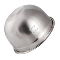 Thickened Stainless Steel Egg Beater with Splash-Proof Round Bottom