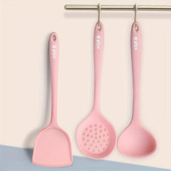 3pcs Silicone Turner Spatulas For Cooking Nonstick Kitchen Wok Turner