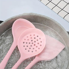 3pcs Silicone Turner Spatulas For Cooking Nonstick Kitchen Wok Turner