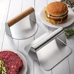 Stainless Steel Burger Press Smasher Kit for Griddle