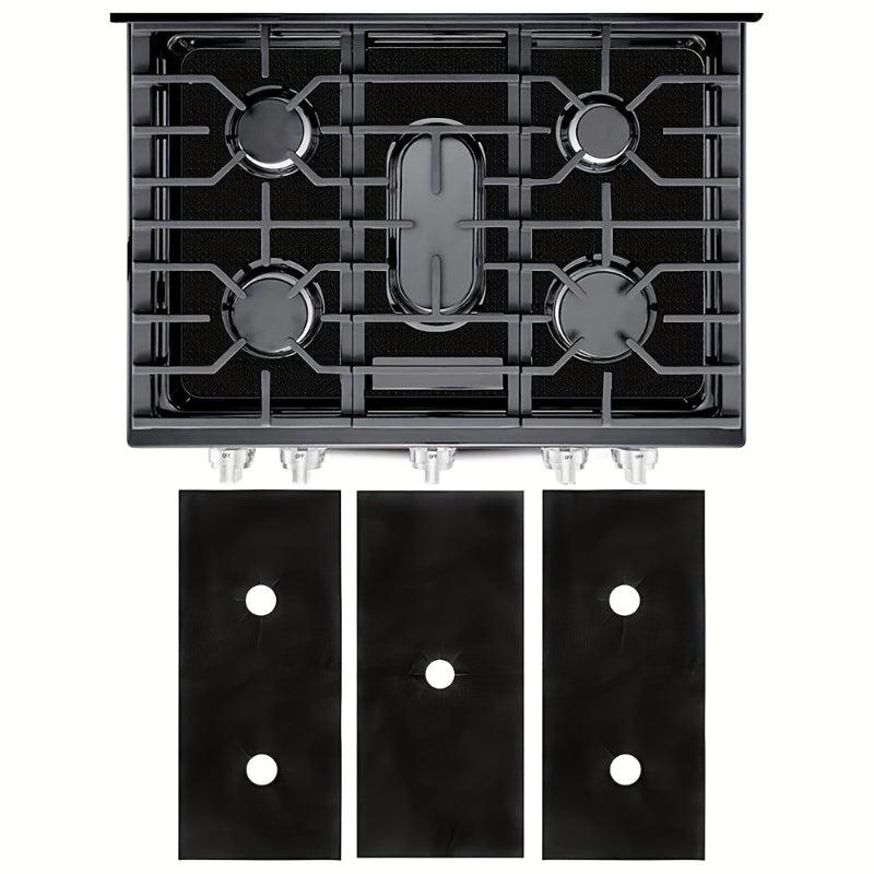 3pcs Gas Range Stove Protectors Heat Resistant Washable Reusable Stove Top Cover