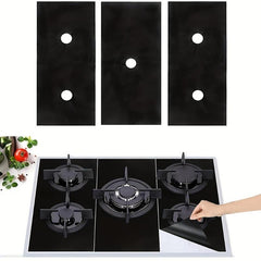 3pcs Gas Range Stove Protectors Heat Resistant Washable Reusable Stove Top Cover