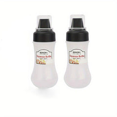 3pcs Squeeze Sauce Bottle Set Plastic Salad Tomato Oyster Honey Dispenser