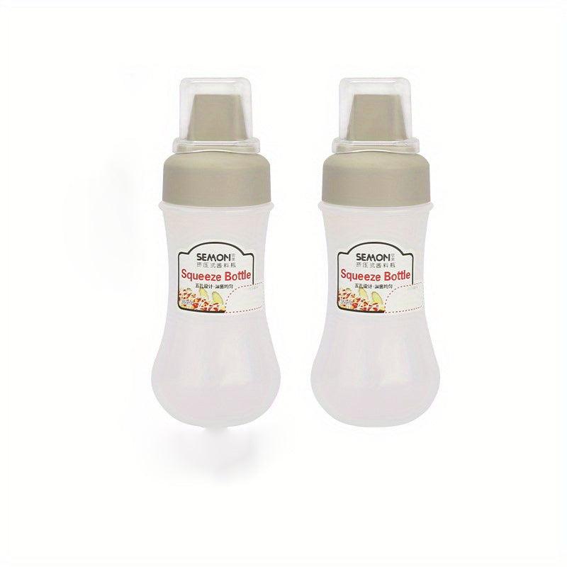 3pcs Squeeze Sauce Bottle Set Plastic Salad Tomato Oyster Honey Dispenser