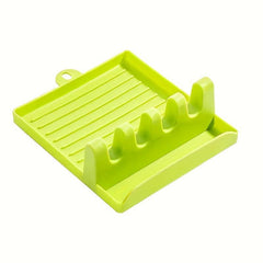 Kitchen Spatula Rack Spoon Pad Pot Cover Holder Plate Storage