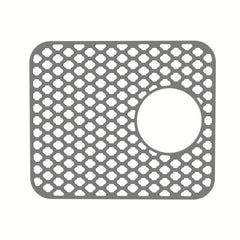 Heat-resistant Silicone Sink Mat, Anti-skid, Mesh Design