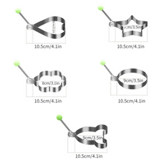 Stainless Steel Egg Ring for Frying Eggs and Omelet