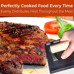 Cast Iron Meat Press Plate for Grilling BBQ Sandwiches