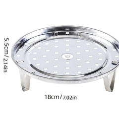 Stainless Steel Steaming Rack Stand for Canning Pressure Cooking Toasting
