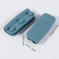 2pcs Silicone Assist Handle Holder for Cast Iron Woks Pans Griddles