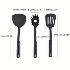 6pcs Kitchen Utensil Set High Temp Resistant Pp Spatula Non-stick Shovel Spoon