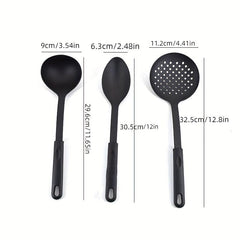 6pcs Kitchen Utensil Set High Temp Resistant Pp Spatula Non-stick Shovel Spoon