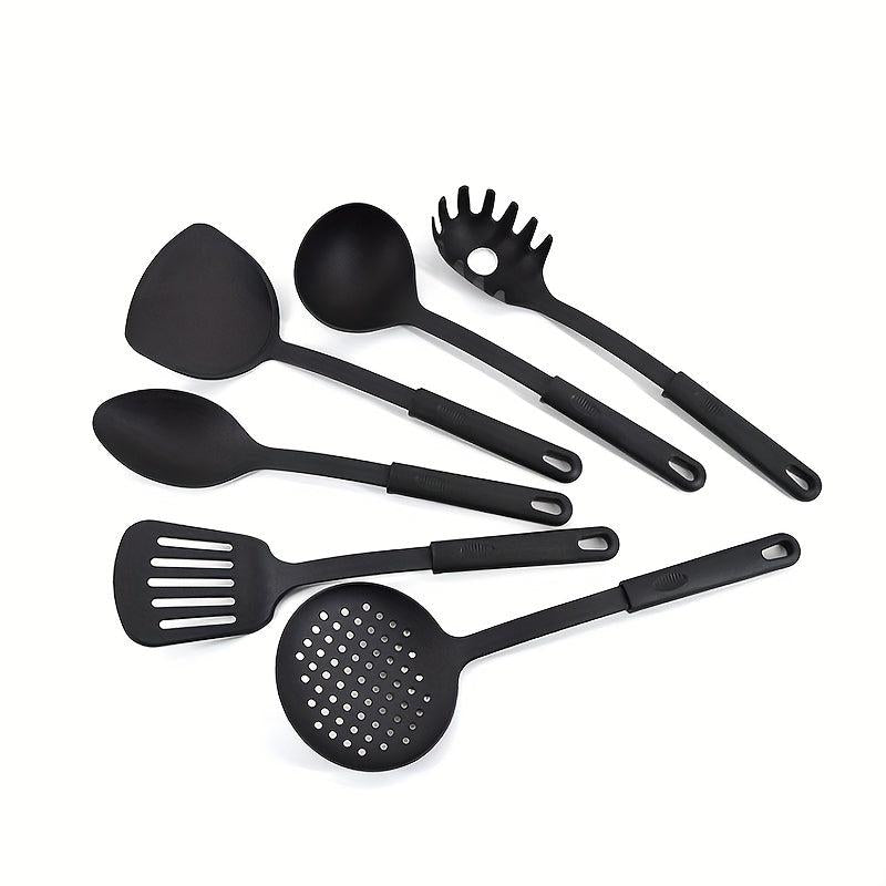 6pcs Kitchen Utensil Set High Temp Resistant Pp Spatula Non-stick Shovel Spoon