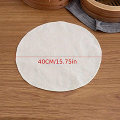 3Pcs Bamboo Steamer Cloth & Liners Set