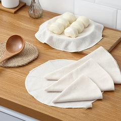 3Pcs Bamboo Steamer Cloth & Liners Set