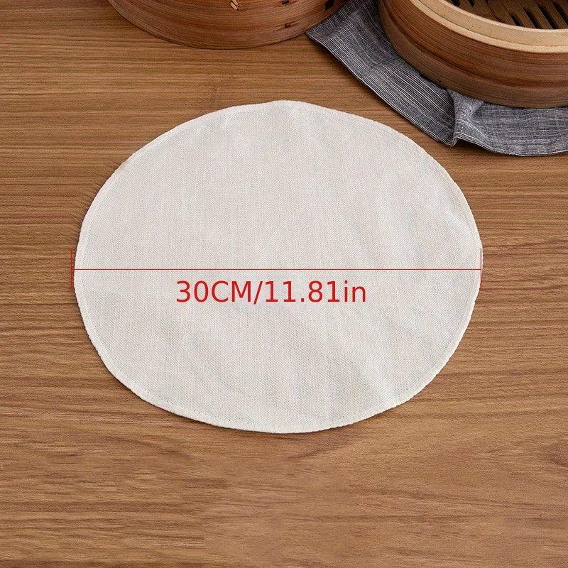 3Pcs Bamboo Steamer Cloth & Liners Set
