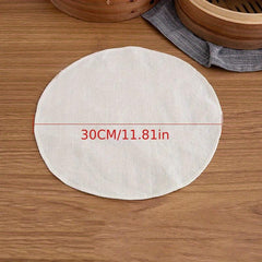 3Pcs Bamboo Steamer Cloth & Liners Set
