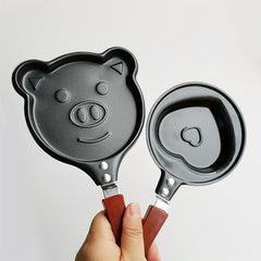Cartoon Mini Egg Pancake Frying Pan Non Stick Breakfast Maker Pig