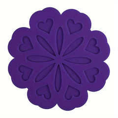 Silicone Trivet Mat Flower Shaped Hot Dishes Holders