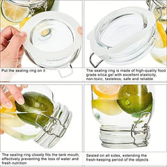 8pcs Silicone Jar Gaskets for Regular Mouth Canning Jars