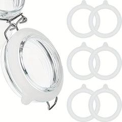 8pcs Silicone Jar Gaskets for Regular Mouth Canning Jars