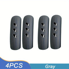4pcs Silicone Pan Handle Cover Heat Insulation Non Slip Holder Kitchen Tool