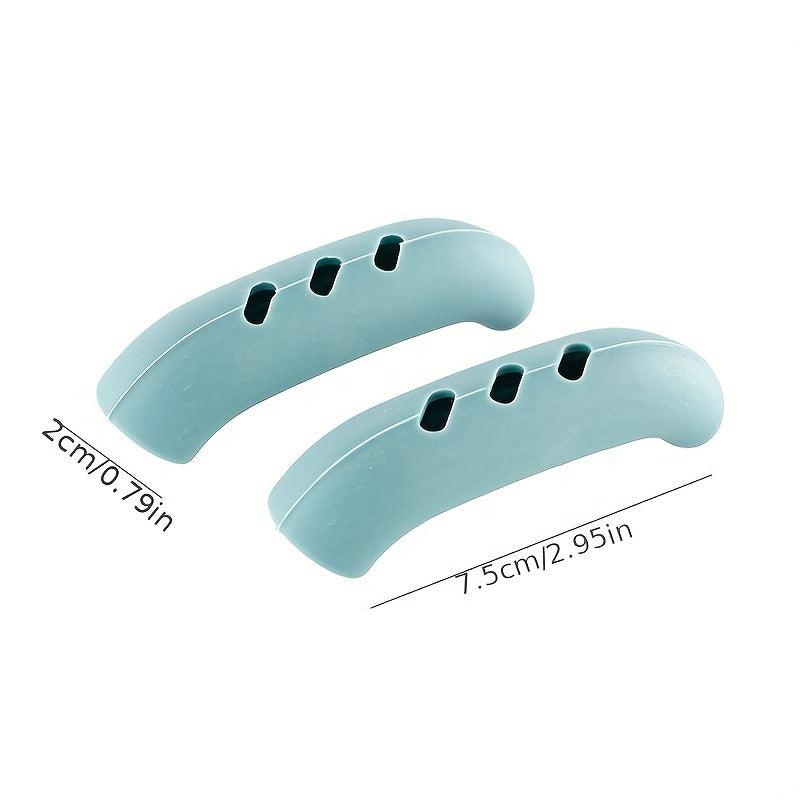 4pcs Silicone Pan Handle Cover Heat Insulation Non Slip Holder Kitchen Tool