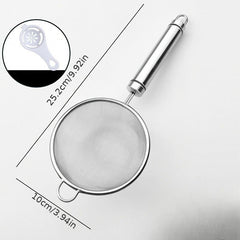 2pcs Stainless Steel Strainer & Egg Yolk Separator Kitchen Tools