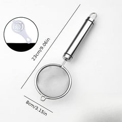 2pcs Stainless Steel Strainer & Egg Yolk Separator Kitchen Tools