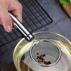 2pcs Stainless Steel Strainer & Egg Yolk Separator Kitchen Tools