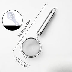 2pcs Stainless Steel Strainer & Egg Yolk Separator Kitchen Tools